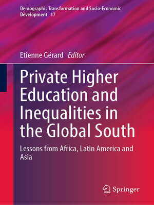 cover image of Private Higher Education and Inequalities in the Global South